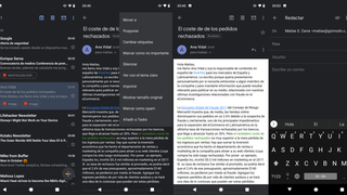 Cómo se activa el modo oscuro en la aplicación de Gmail